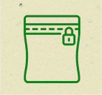 Empaque con bolsa resealable